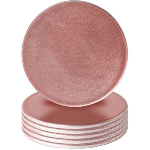 Argon Tableware Metallic Coasters 10cm Pack of 6 in Rose Gold Rose Gold Argon Tableware Metallic Coasters 10cm Pack of 6 in Rose Gold Rose Gold