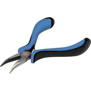 Loops 130mm Bent Nose Mini Needle Pliers Soft Grip Handles With Return Springs Multicolor Loops 130mm Bent Nose Mini Needle Pliers Soft Grip Handles With Return Springs Multicolor