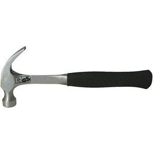 Loops 16oz Solid Forged Claw Hammer Shock Absorber Rubber Handle DIY Tool Multicolor Loops 16oz Solid Forged Claw Hammer Shock Absorber Rubber Handle DIY Tool Multicolor