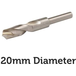 Loops PRO 20mm Blacksmiths Drill Bit 12.5mm Shank Metal Milling Sheet Steel Aluminium in Metallics Metallics Loops PRO 20mm Blacksmiths Drill Bit 12.5mm Shank Metal Milling Sheet Steel Aluminium in Metallics Metallics