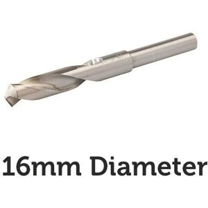 Loops PRO 16mm Blacksmiths Drill Bit 12.5mm Shank Metal Milling Sheet Steel Aluminium in Metallics Metallics Loops PRO 16mm Blacksmiths Drill Bit 12.5mm Shank Metal Milling Sheet Steel Aluminium in Metallics Metallics