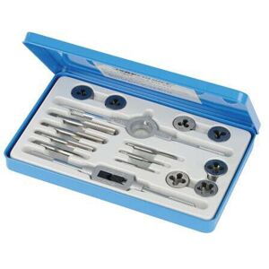 Loops 16 Piece Expert Tap & Die Set Metric M3 M12 Wrench & Handle Multicolor Loops 16 Piece Expert Tap & Die Set Metric M3 M12 Wrench & Handle Multicolor