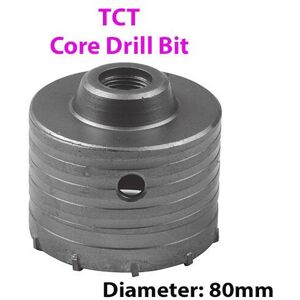 Loops PRO 80mm (3.15") TCT Core Drill Bit Tile Marble Glass Brick Hole Saw Cutter in Clear Clear Loops PRO 80mm (3.15") TCT Core Drill Bit Tile Marble Glass Brick Hole Saw Cutter in Clear Clear