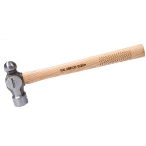 Loops 32oz Hickory Shaft Ball Pein Hammer Forged Steel Sheet Metalwork Striking Tool in Metallics Metallics Loops 32oz Hickory Shaft Ball Pein Hammer Forged Steel Sheet Metalwork Striking Tool in Metallics Metallics