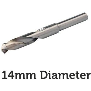 Loops PRO 14mm Blacksmiths Drill Bit 12.5mm Shank Metal Milling Sheet Steel Aluminium in Metallics Metallics Loops PRO 14mm Blacksmiths Drill Bit 12.5mm Shank Metal Milling Sheet Steel Aluminium in Metallics Metallics