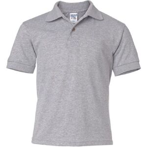 Gildan DryBlend Jersey Polo Shirt in Grey Size: Medium Grey M Gildan DryBlend Jersey Polo Shirt in Grey Size: Medium Grey M