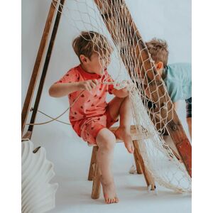 Lilly + Sid Boy's Stunning Reverse Ships Print T-Shirt in Red Size: 2-3 Years Red 2-3 Years Lilly + Sid Boy's Stunning Reverse Ships Print T-Shirt in Red Size: 2-3 Years Red 2-3 Years