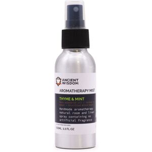 KDMD 100ml Essential Oil Mist - Thyme & Mint in Silver Silver KDMD 100ml Essential Oil Mist - Thyme & Mint in Silver Silver