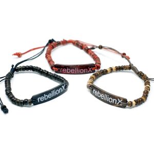 KDMD Women's Coco Slogan Bracelets - Rebellion X - (Set of 6) Multicolor One Size KDMD Women's Coco Slogan Bracelets - Rebellion X - (Set of 6) Multicolor One Size