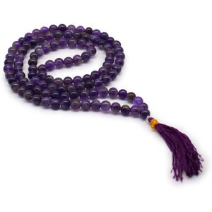 KDMD Women's 108 Bead Mala - Amethyst in Purple Purple One Size KDMD Women's 108 Bead Mala - Amethyst in Purple Purple One Size
