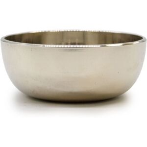 KDMD Medium Brass Sing Bowl - 12cm in Silver Silver KDMD Medium Brass Sing Bowl - 12cm in Silver Silver
