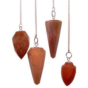 KDMD Magic Pendulum - Carnelian in Brown Brown KDMD Magic Pendulum - Carnelian in Brown Brown