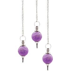KDMD Women's Sphere Pendulums - Amethyst in Purple Purple One Size KDMD Women's Sphere Pendulums - Amethyst in Purple Purple One Size