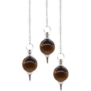 KDMD Women's Sphere Pendulums - Tigereye in Brown Brown One Size KDMD Women's Sphere Pendulums - Tigereye in Brown Brown One Size