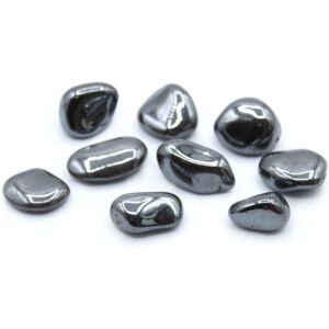 KDMD L Tumble Stones - Hematite - (Set of 24) in Silver Silver KDMD L Tumble Stones - Hematite - (Set of 24) in Silver Silver