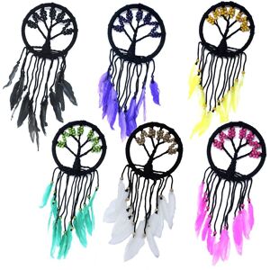 KDMD Tree of Life Dreamcatcher - 16cm (assorted) - (Set of 6) Multicolor KDMD Tree of Life Dreamcatcher - 16cm (assorted) - (Set of 6) Multicolor