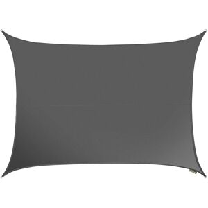 Primrose 5m x 4m Waterproof Patio Sun Shade Sail Canopy 98% UV Block Free Rope in Dark Grey Dark Grey Primrose 5m x 4m Waterproof Patio Sun Shade Sail Canopy 98% UV Block Free Rope in Dark Grey Dark Grey