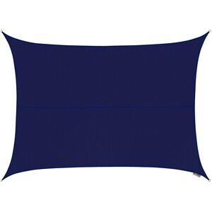 Primrose 5m x 4m Waterproof Patio Sun Shade Sail Canopy 98% UV Block Free Rope in Blue Blue Primrose 5m x 4m Waterproof Patio Sun Shade Sail Canopy 98% UV Block Free Rope in Blue Blue