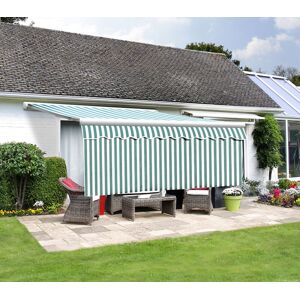 Primrose Awnings Dropdown Green & White Valance 1m Drop in Light Green Size: 4m Light Green 4m Primrose Awnings Dropdown Green & White Valance 1m Drop in Light Green Size: 4m Light Green 4m