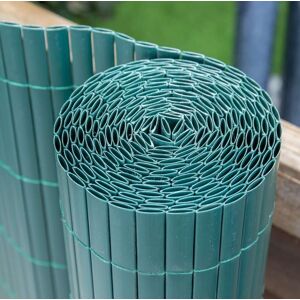 Primrose Artificial Green Bamboo Cane Plastic Garden Screening Roll 4m x 1m Green Primrose Artificial Green Bamboo Cane Plastic Garden Screening Roll 4m x 1m Green