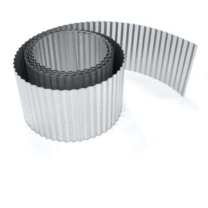 Primrose Rust Proof Galvanised Garden Lawn Steel Edging Corrugated Roll to Reduce Edge Weed Transfer in Silver Size: 20 Pack Silver 20 Pack Primrose Rust Proof Galvanised Garden Lawn Steel Edging Corrugated Roll to Reduce Edge Weed Transfer in Silver Size: 20 Pack Silver 20 Pack