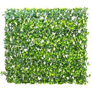 Primrose Extendable Artificial Flower Outdoor Screening Trellis White 1m x 2m White Primrose Extendable Artificial Flower Outdoor Screening Trellis White 1m x 2m White
