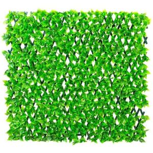 Primrose Extendable Artificial Flower Outdoor Screening Trellis Green 1m x 2m Green Primrose Extendable Artificial Flower Outdoor Screening Trellis Green 1m x 2m Green