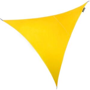 Primrose 3.6m Triangle Water Resistant Patio Sun Shade 96.5% UV Block Free Rope in Yellow Yellow Primrose 3.6m Triangle Water Resistant Patio Sun Shade 96.5% UV Block Free Rope in Yellow Yellow