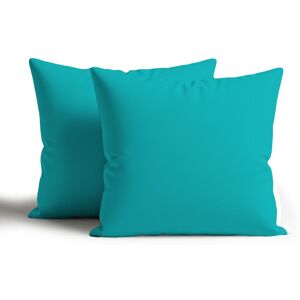 Snug City Waterproof Outdoor Garden Cushion Covers Patio Cushion Cover Cases Square Pack Of 2 in Teal Size: 45 cm x 45 cm Teal 45 cm x 45 cm Snug City Waterproof Outdoor Garden Cushion Covers Patio Cushion Cover Cases Square Pack Of 2 in Teal Size: 45 cm x 45 cm Teal 45 cm x 45 cm