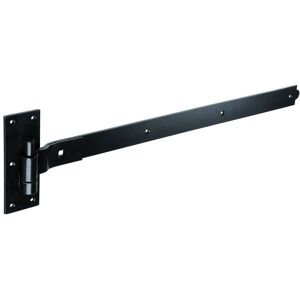 Timco Pair of Cranked Band & Hook On Plates - Black (Size 750mm - 2 Pieces) Black Timco Pair of Cranked Band & Hook On Plates - Black (Size 750mm - 2 Pieces) Black