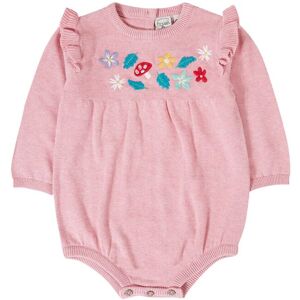 Frugi Girl's Remi Knitted Romper in Pink Size: 9-12 m Pink 9-12 m Frugi Girl's Remi Knitted Romper in Pink Size: 9-12 m Pink 9-12 m