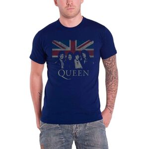 Queen Union Jack T-Shirt in Navy Size: 2XL Navy 2XL Queen Union Jack T-Shirt in Navy Size: 2XL Navy 2XL