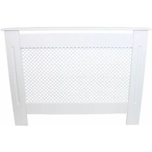 MonsterShop White Adjustable Radiator Cover - 1400mm-1920mm - Modern Shelf MonsterShop White Adjustable Radiator Cover - 1400mm-1920mm - Modern Shelf