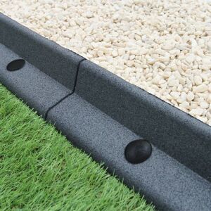 Monstershop Flexible Lawn Edging Grey 1.2m x 4 Size: 120 cm Grey 120 cm Monstershop Flexible Lawn Edging Grey 1.2m x 4 Size: 120 cm Grey 120 cm