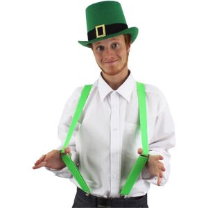 I Love Fancy Dress Irish Buckle Top Hat & Green Suspenders Size: 1 Pack Green 1 Pack I Love Fancy Dress Irish Buckle Top Hat & Green Suspenders Size: 1 Pack Green 1 Pack