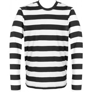 I Love Fancy Dress Black & White Striped Long Sleeve Top Size: Large Black Large I Love Fancy Dress Black & White Striped Long Sleeve Top Size: Large Black Large