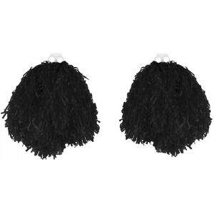 I Love Fancy Dress Black Jumbo Pom Poms Size: 3 Pack Black 3 Pack I Love Fancy Dress Black Jumbo Pom Poms Size: 3 Pack Black 3 Pack