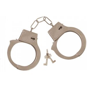 I Love Fancy Dress Prisoner Metal Handcuffs in Silver Size: 12 Pack Silver 12 Pack I Love Fancy Dress Prisoner Metal Handcuffs in Silver Size: 12 Pack Silver 12 Pack