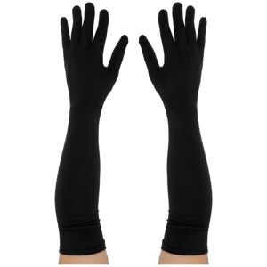 I Love Fancy Dress Women's Long Black Spandex Gloves Size: 6 Pack Black 6 Pack I Love Fancy Dress Women's Long Black Spandex Gloves Size: 6 Pack Black 6 Pack
