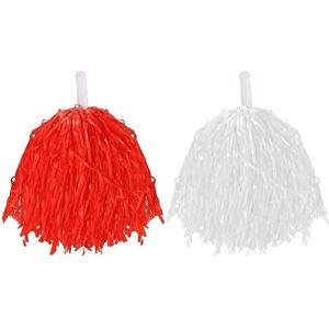 I Love Fancy Dress Red & White Lightweight Pom Poms Size: 3 Pack Red 3 Pack I Love Fancy Dress Red & White Lightweight Pom Poms Size: 3 Pack Red 3 Pack