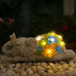 ILFD Group Ltd Solar Elephant Garden Ornament in Grey Size: 12 Pack Grey 12 Pack ILFD Group Ltd Solar Elephant Garden Ornament in Grey Size: 12 Pack Grey 12 Pack