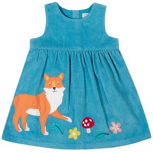 Frugi Girl's Lovely Lily Cord Dress in Blue Size: 0-3 m Blue 0-3 m Frugi Girl's Lovely Lily Cord Dress in Blue Size: 0-3 m Blue 0-3 m