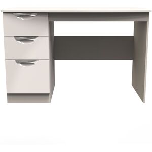 Ready Assembled 2 U Holborn 3 Drawer Desk (Ready Assembled) in Taupe Taupe Ready Assembled 2 U Holborn 3 Drawer Desk (Ready Assembled) in Taupe Taupe