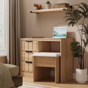 Ready Assembled 2 U Seattle Vanity (Ready Assembled) in Light Oak Size: Medium Light Oak Medium Ready Assembled 2 U Seattle Vanity (Ready Assembled) in Light Oak Size: Medium Light Oak Medium