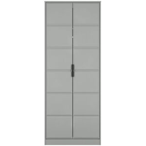 Ready Assembled 2 U Seattle 2 Door Robe (Ready Assembled) in Grey Size: Large Grey Large Ready Assembled 2 U Seattle 2 Door Robe (Ready Assembled) in Grey Size: Large Grey Large