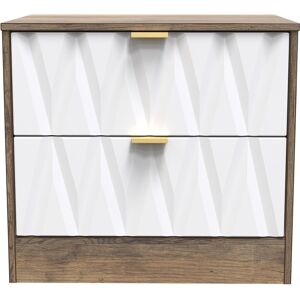 Ready Assembled 2 U Washington 2 Drawer Side Table (Ready Assembled) in Dark Brown Dark Brown Ready Assembled 2 U Washington 2 Drawer Side Table (Ready Assembled) in Dark Brown Dark Brown