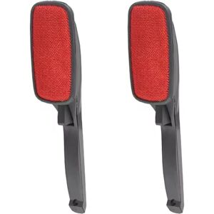 KAV Pack Of 2 Rotating Head Magic Clothes Lint Brush in Red Red KAV Pack Of 2 Rotating Head Magic Clothes Lint Brush in Red Red