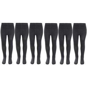 KAV Girl's 6-Pcs Smooth Cotton Tights Leggings in Grey Size: 5-6 Years Grey 5-6 Years KAV Girl's 6-Pcs Smooth Cotton Tights Leggings in Grey Size: 5-6 Years Grey 5-6 Years