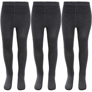 KAV Girl's 3-Pcs Smooth Cotton Tights Leggings in Grey Size: 7-8 Years Grey 7-8 Years KAV Girl's 3-Pcs Smooth Cotton Tights Leggings in Grey Size: 7-8 Years Grey 7-8 Years