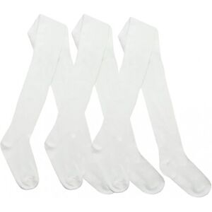 KAV Girl's 3-Pcs Smooth Cotton Tights Leggings in White Size: 7-8 Years White 7-8 Years KAV Girl's 3-Pcs Smooth Cotton Tights Leggings in White Size: 7-8 Years White 7-8 Years